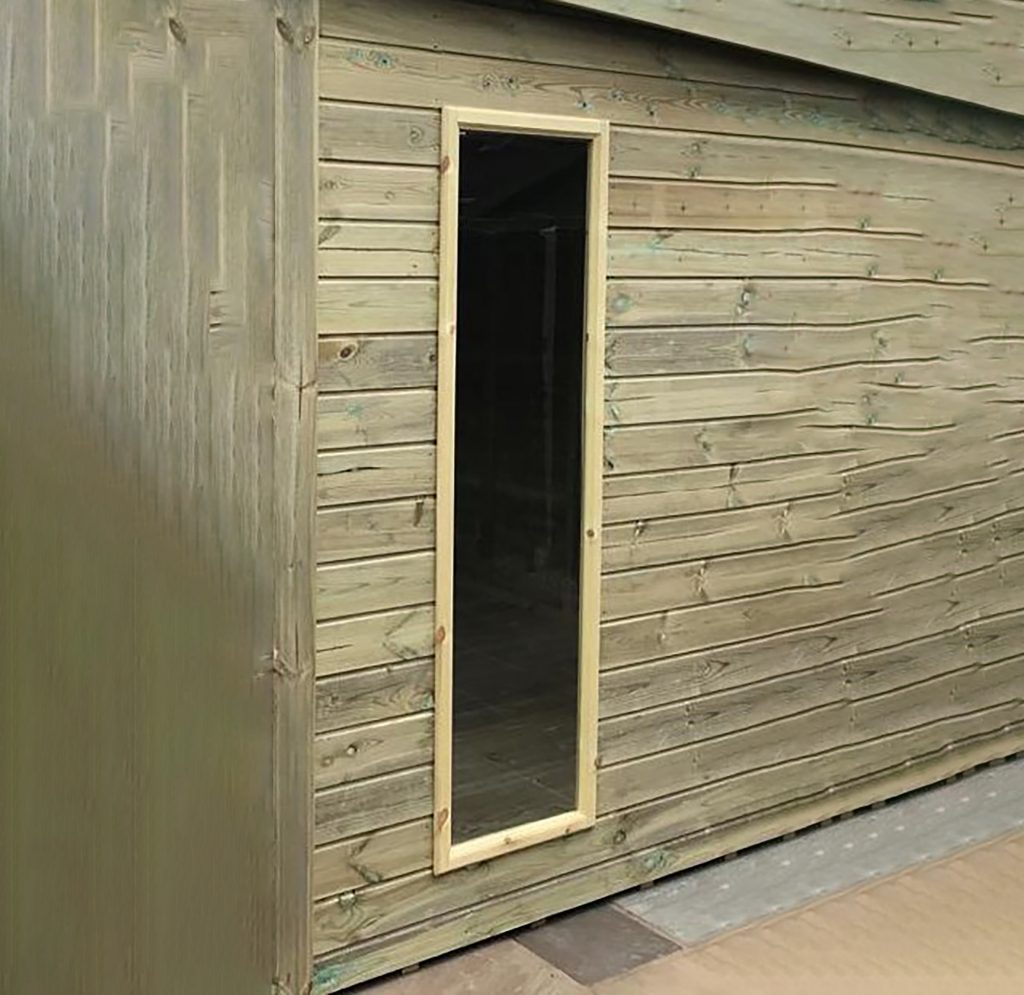 classic window for summer house