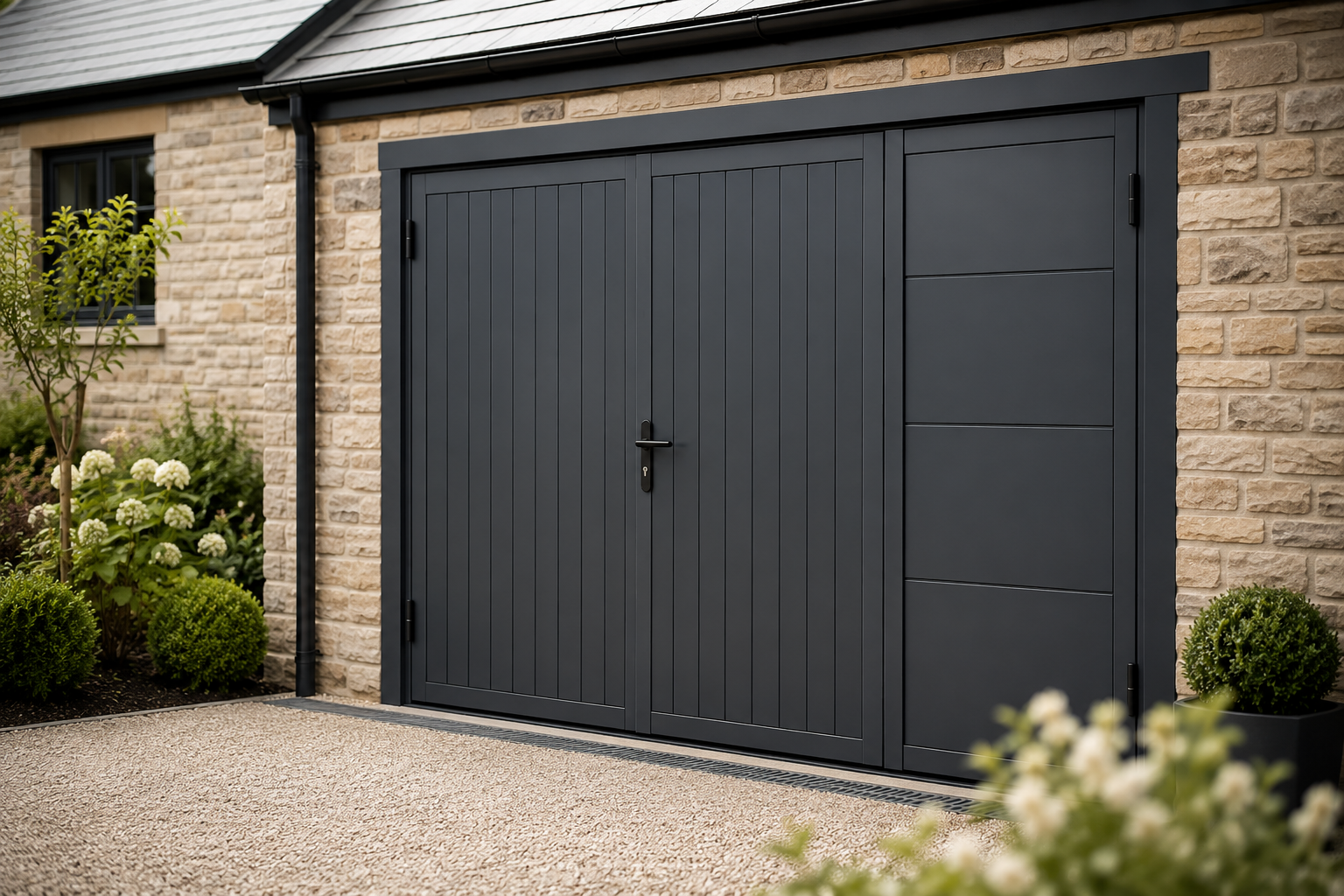 Bespoke Side Hinged Garage Doors