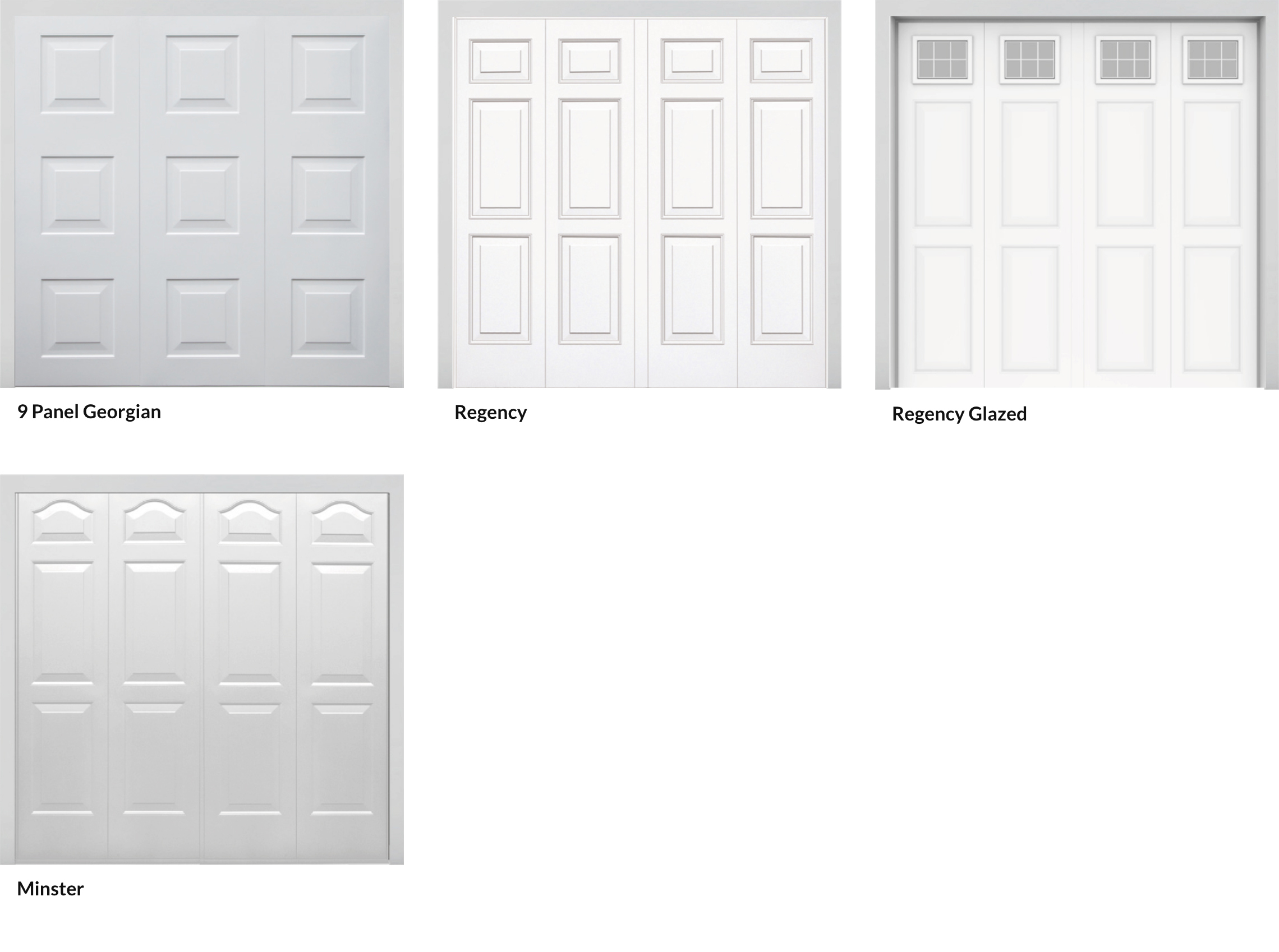 Raised Panel Steel Doors